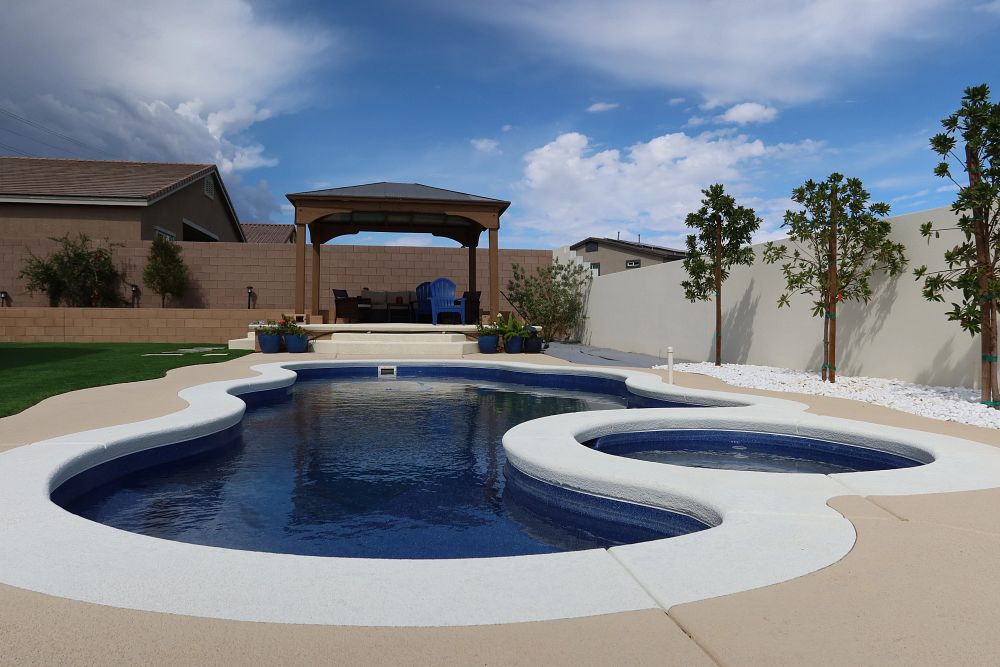 Liberty Fiberglass inground pool